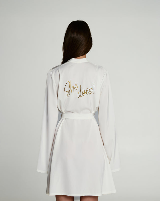 Ogrtač za mladu BRIDAL ROBE