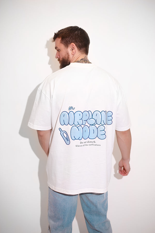 bela-pamucna-majica-plavi-print