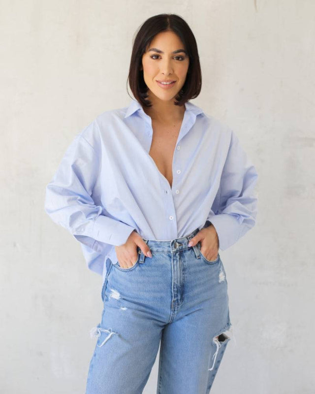 AFTER S oversized zenska kosulja | BÉBÉBYDUNJA