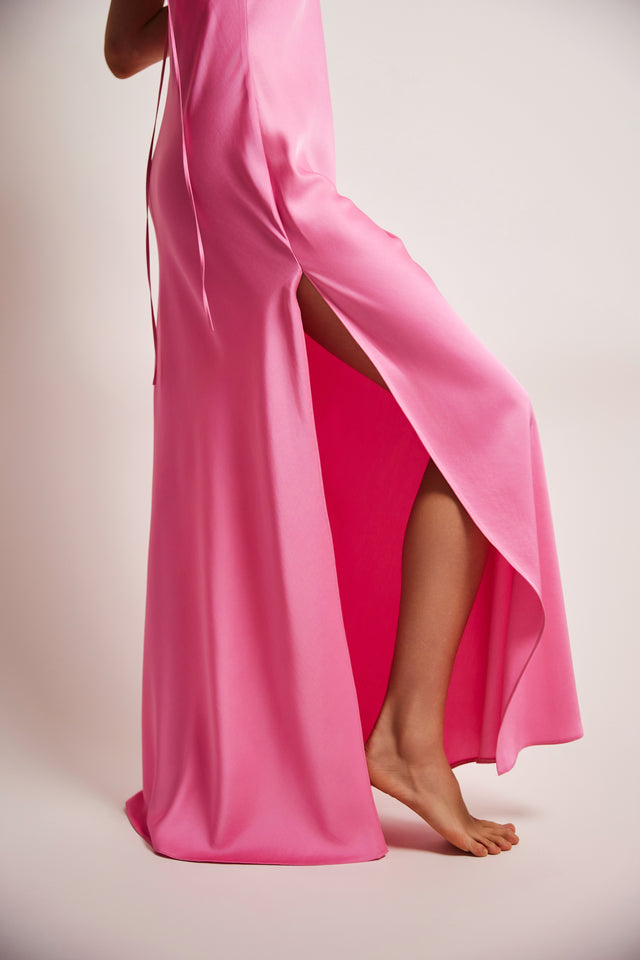 duga-letnja-haljina-pink