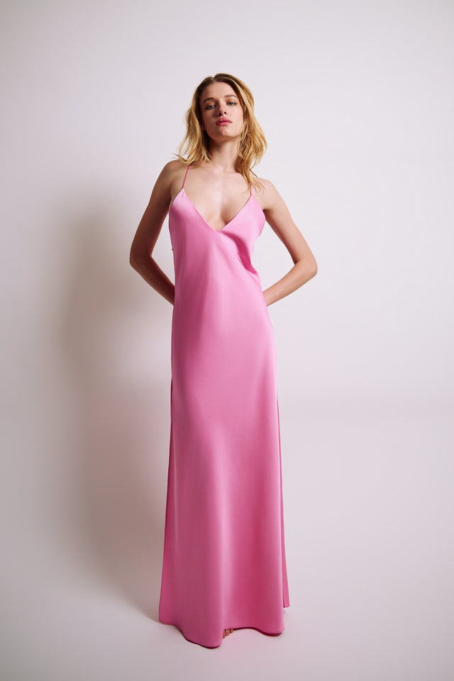 duga-letnja-haljina-pink