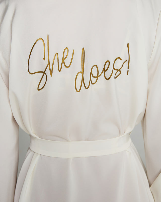 Ogrtač za mladu BRIDAL ROBE